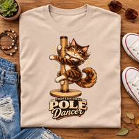 Load image into Gallery viewer, Professional Pole Dancer Cat T-Shirt – Funny Cat Lover Tee | Cute &amp; Sassy Kitten Shirt | Cat Mom Gift