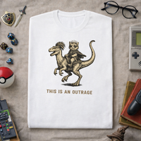 Load image into Gallery viewer, Princess Donut &amp; Mongo “This Is An Outrage” T-Shirt